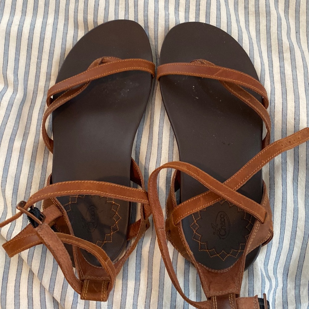 Chacos leather ankle strap sandal
